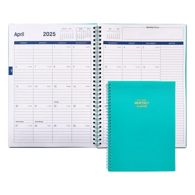 UTYTREES 2025-2026 Calendar Planner – 18 Months, Monthly & Daily, Blue, Pocket, 7.6"x10.2