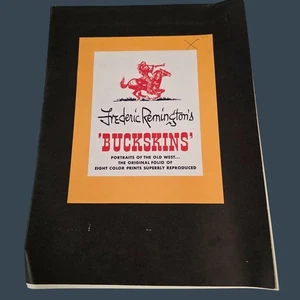 Frederic Remingtons Buckskins Old West Kunstdrucke Portfolio 4 Drucke - Bild 1 von 6