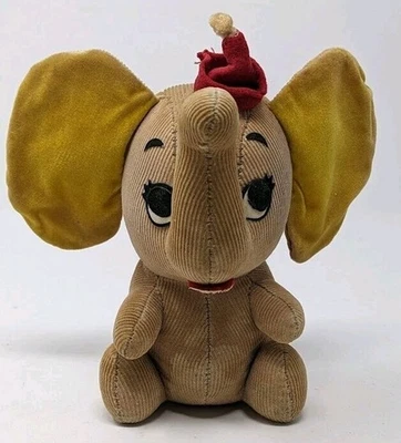 Vintage Dumbo Elephant Brown Corduroy Disney Made in Japan 1964 - Image 1 of 4