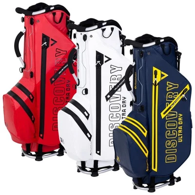FastFold Discovery Ultra Dry Waterproof Stand Carry Golf Bag 9.5" 5-Way Top - Image 1 of 2