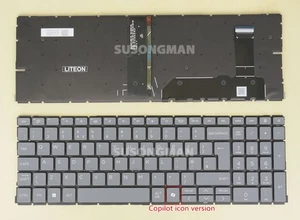 Neue UK Tastatur mit Hintergrundbeleuchtung für HP ZBook Power 16 G11 / 16 G11 A Copilot ohne Rahmen - Bild 1 von 1