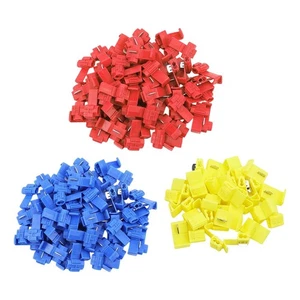 150x Quick Terminal Blocks 600V High Performance Three Color Wire Connectors - Picture 1 of 7
