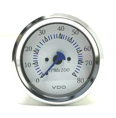 VDO Allentare 8000RPM 3 3/8" (85mm) Outboard Tachometer 12V 333-10259 - Image 1 of 2