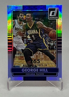George Hill 2014-15 Donruss #72 Silver Prizm SP /265 ( Pacers ) - Image 1 of 2