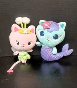 Gabby's Dollhouse Plush Pair Fairy Cat & Mercat - Picture 1 of 8
