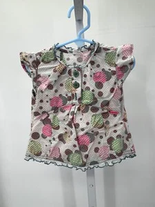Size 4 Girls Short Sleeve Shirt - Picture 1 of 2