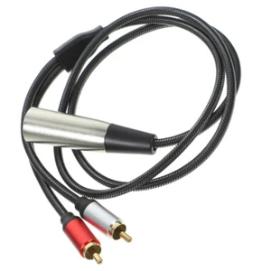 XLR Zu RCA -Audiokabel Mikrofonadapter Adapterkabel Für Audiogeräte - Photo 1/12