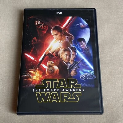 Star Wars Episode VII (7) The Force Awakens (DVD 2015) JJ Abrams Fisher Driver - Image 1 of 4
