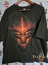 Vintage Diablo 3 III Promo T Shirt Mens 4XL Black Video Game Blizzard Gamer