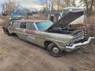 Ranch Wagon 1967 pasajero ventana trasera derecha regulador manual se adapta a Ford 65-68   Foto 1 de 4