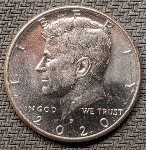 2020-P Kennedy Half Dollar Cover
