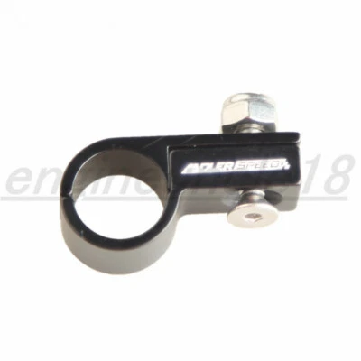 -6 AN AN6 6AN (ID 14.3mm) Aluminum Fuel Line Oil Hose Clamp Black - Image 1 of 4