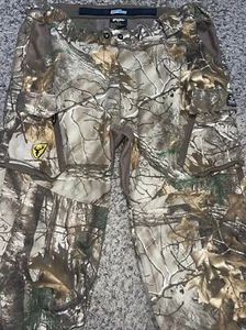 Mens Real Tree Scent Blocker Dead Quiet Pants 2XL Trinity Layer Three Camo - Picture 1 of 8