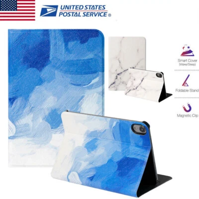 For iPad 9th 8th 7th 6th 5th Generation 10.2/9.7" Leather Smart Case Stand Cover - Image 1 of 4