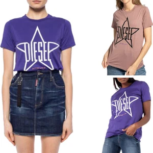 DIESEL T SILY ZA Womens T Shirt Crew Neck Short Sleeve Top Casual Summer Tee NEW - Picture 1 of 22