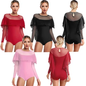 Womens Jumpsuit Holiday Bodysuit Training Leotard Design Modern Swing Padded - Picture 1 of 7