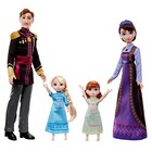 Mattel Disney Anna und die Schneekönigin Allendale königliche Familie 4-Puppen-Set