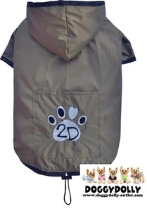 Doggydolly Hunderegenjacke / Regenmantel für Hunde cappuccino - Bild 1 von 4