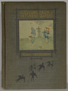 Children's verse with Japanese illustration 1913 Mary Fenollosa - Imagen 1 de 3