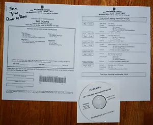 RAR!!! THE DOORS Show # 91-42 "Setting the Record Straight" CD mit Queues WW1 - Bild 1 von 1