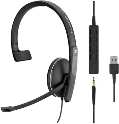 Sennheiser EPOS ADAPT SC 135 USB Mono Computer Headset Mit 3,5Mm Stecker 508316 - Bild 1 von 3