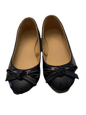 Janie и Jack основной девочек лакированная кожа темно-синий платье обуви размер 7 - Изображение 1 из 4