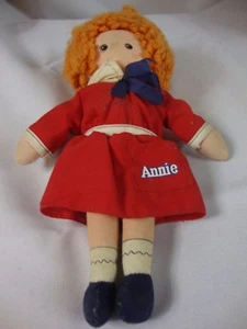 De colección Knickerbocker Annie Rag Muñeca 9" 1977 Rojo Naranja Juguete Zapatos de vestir Calcetines - Imagen 1 de 3