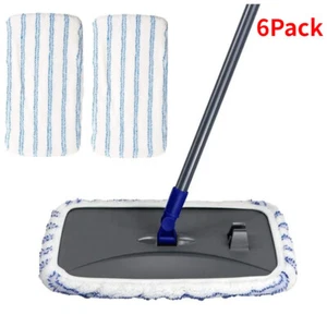 6 Pack Mop Pad for O'cedar Floor N More Refill Dust Mop Head Replacement - Bild 1 von 9