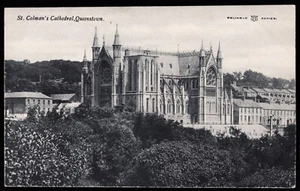 St Colman's Cathedral Queenstown Before The Spire Ireland Reliable Postcard - Picture 1 of 2