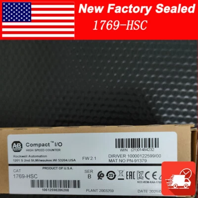 New Sealed AB Allen-Bradley 1769-HSC /B CompactLogix High-Speed Counter Module - Image 1 of 4