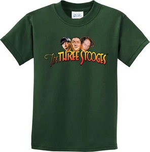 Three Stooges Logo Kids T-shirt - Picture 1 of 28