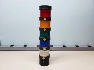 Telemecanique Stack Light Signal Tower Red/Amber/Green/Blue/White - Picture 1 of 5