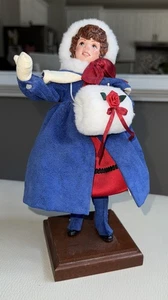 Simpich Character Doll Girl Christmas Caroler Child Unique present - Picture 1 of 2