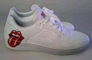 "Skechers" Mens Shoes, Size 10.5, White, Rolling Stones Edition With Mark Nason - Picture 1 of 9