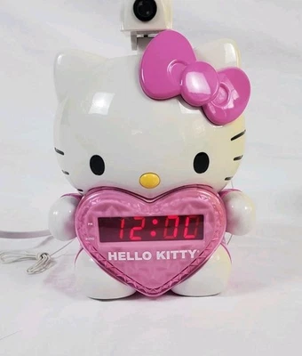 Hello Kitty проектор будильник AM / FM-радио KT2064 проверенный работает - Изображение 1 из 4