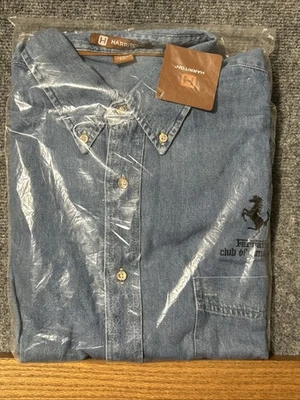 Nos Ferrari Club Of America Dress Shirt Size Xxl - Image 1 of 4