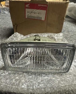 Nuevo Genuino Honda Faro Lente Bombilla XR200R XR250R XR600R Conjunto OEM Foto 1 de 3