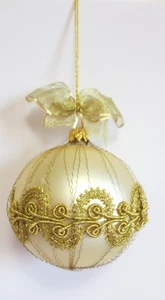 VINTAGE GOLD VERDRAHTET WEST GERMANY ORNAMENT UND GOLD VERZIERUNGEN - Bild 1 von 6