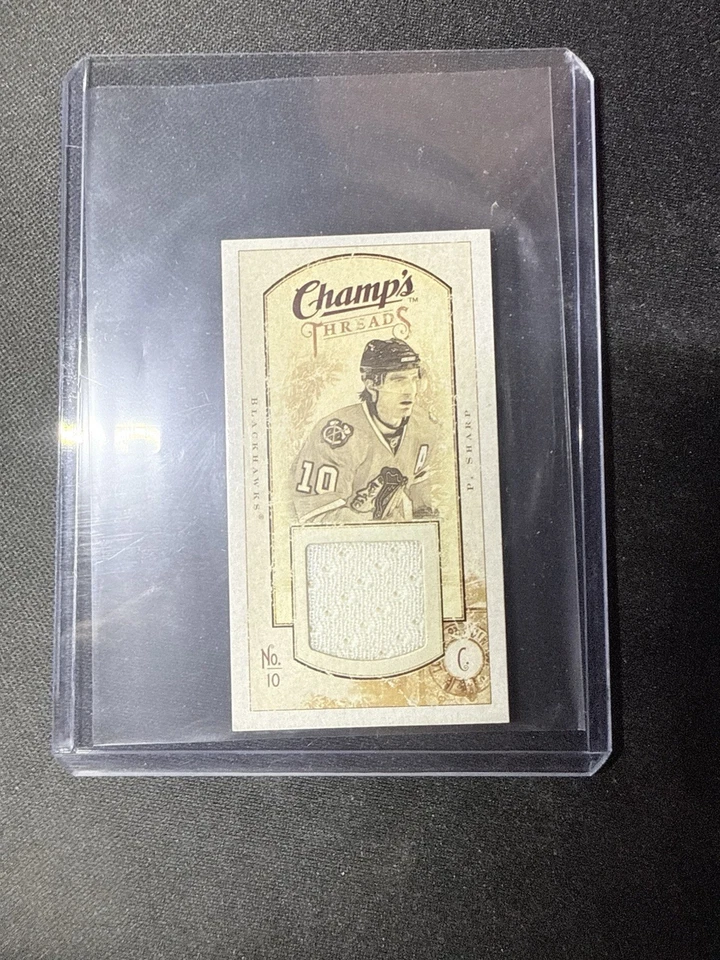 2009-10 Upper Deck Champ's - Mini Threads Patrick Sharp #MT-SP (MEM) - Image 1 of 2