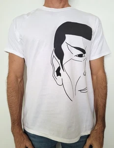 Leonard Nimoy Estate – Fan Made Spock Line Art T-Shirt Größe Herren Large neu ohne Etikett - Bild 1 von 4