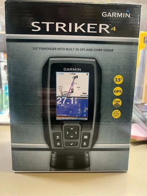 NIB Garmin Striker 4 3.5" Fishfinder 010-01550-00 Built In GPS & Chirp Sonar - Image 1 of 4