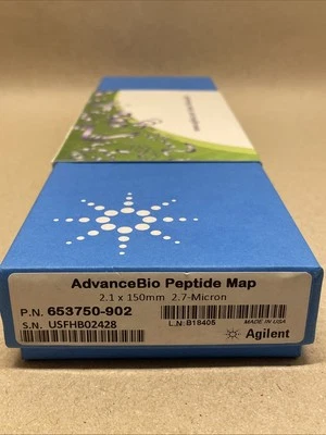 Agilent 653950-902 AdvanceBio Peptide Mapping 120Å, 4.6 x 150 mm, 2.7 µm. HPLC - Image 1 of 4