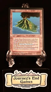 MTG Volcanic Island FBB German LP Magic the Gathering High End WITH PHOTOS - Picture 1 of 2