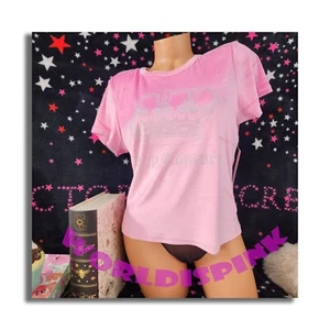 Set pigiama lavanda Juicy Couture XL - logo borchie nuovo con tag VP6746 - Foto 1 di 7