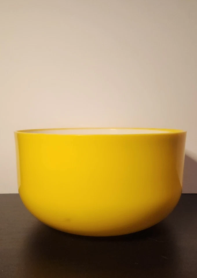 Tigela de aninhamento Kartell 8,5" amarela e branca - Imagem 1 de 4