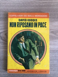 Non riposano in pace - David Goodis - Gialli Mondadori - 1966 - Picture 1 of 3
