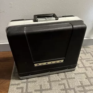 Dukane 14A390E Micromatic Classroom Projector Model wCase PARTS REPAIR Powers On - Picture 1 of 14