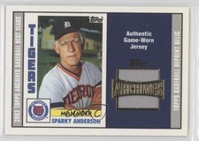2002 Topps Archives Uniform Relics Sparky Anderson #TUR-SA HOF