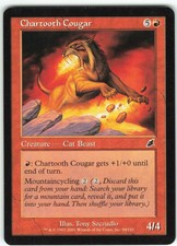 Chartooth Cougar (x4) - Scourge - MTG