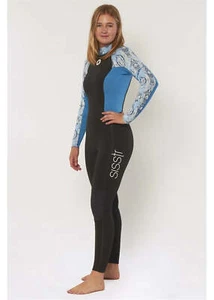 SISSTREVOLUTION - Women's Summer 3/2mm Wetsuit With Back Zip - Ocean - Picture 1 of 1